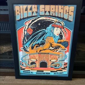 Billy Strings Concert Art Poster